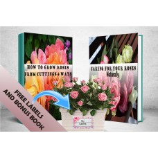 Care For Your Roses Naturally Value Pack with Free Bonus Book and Garden Labels and More